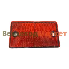 Световозвращатель 3202.3731 прямоуг. красный /Руденск/