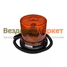 Маяк проблесков. МИМ 04/МИМ 04-01 12Вт-24Вт 48 светод. (крепл. магнит; штекер к прикур. + тумблер)