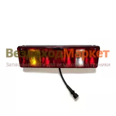 Фонарь зад. лев. 8512.3716-02 (с подсв. с бок.габар.с пров. узк. повор.) (КАМАЗ,МАЗ,УРАЛ,) 24В КЭП