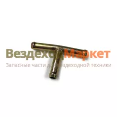 Тройник топл.шланга Ф8х8х8 (уп.10шт.)