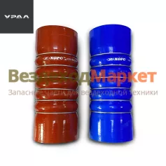 Шланг соед. охладителя  4320Я5-1109215 (гоф.с кольц. d=90мм/L=240мм) красн (АО АЗ  УРАЛ )