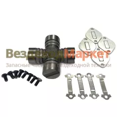 Крестовина 130--2201025-01/33104-2201800 с стопорн. кольцами и и масленкой (Сибдеталь)