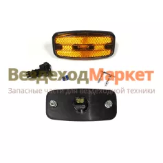 Фонарь габар. св/диод в сб. с разъемом ГФ 1.26 12/24В (оранж.) Европлюс