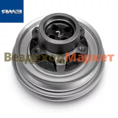 Шкивы коленвала 650.1005051-01 со ступицей в сб. (2 шкива,9-ти и 5-ти ручьев.) (Автодизель)