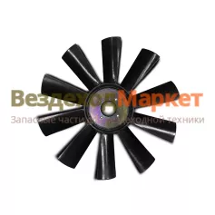 Крыльчатка вентилятора 236БЕ-1308012/D=600мм.d=65мм; пластик (черн) ЯЗТО