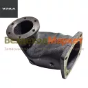 Патрубок выпускной 4320Я3-1203142-01 (от ТКР дв.ЯМЗ-236-НЕ2)(АО АЗ  УРАЛ )