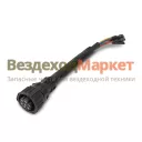 Разъем байонетный-розетка DA-02388 7-ми конт. АМР /прямой/ задн. фонаря Дали-Авто