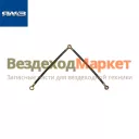 Трубка отвод. от головок 236НЕ2-1104373-Б (разд. ГБЦ, шланг в опл.под 3 штуц.) (Автодизель)