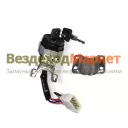 Замок зажигания 24.3704-07 8-ми контакт.(Урал, уст. на рул. колонке) Автоарматура